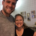 Chef Lisa with Steeler player TJ Watt