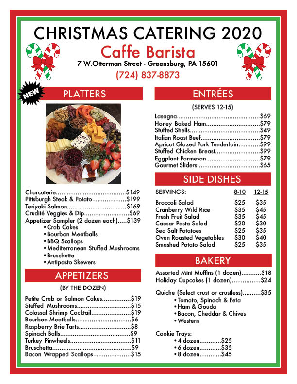 Christmas Menu 2020 2 Christmas Menu 2020 2