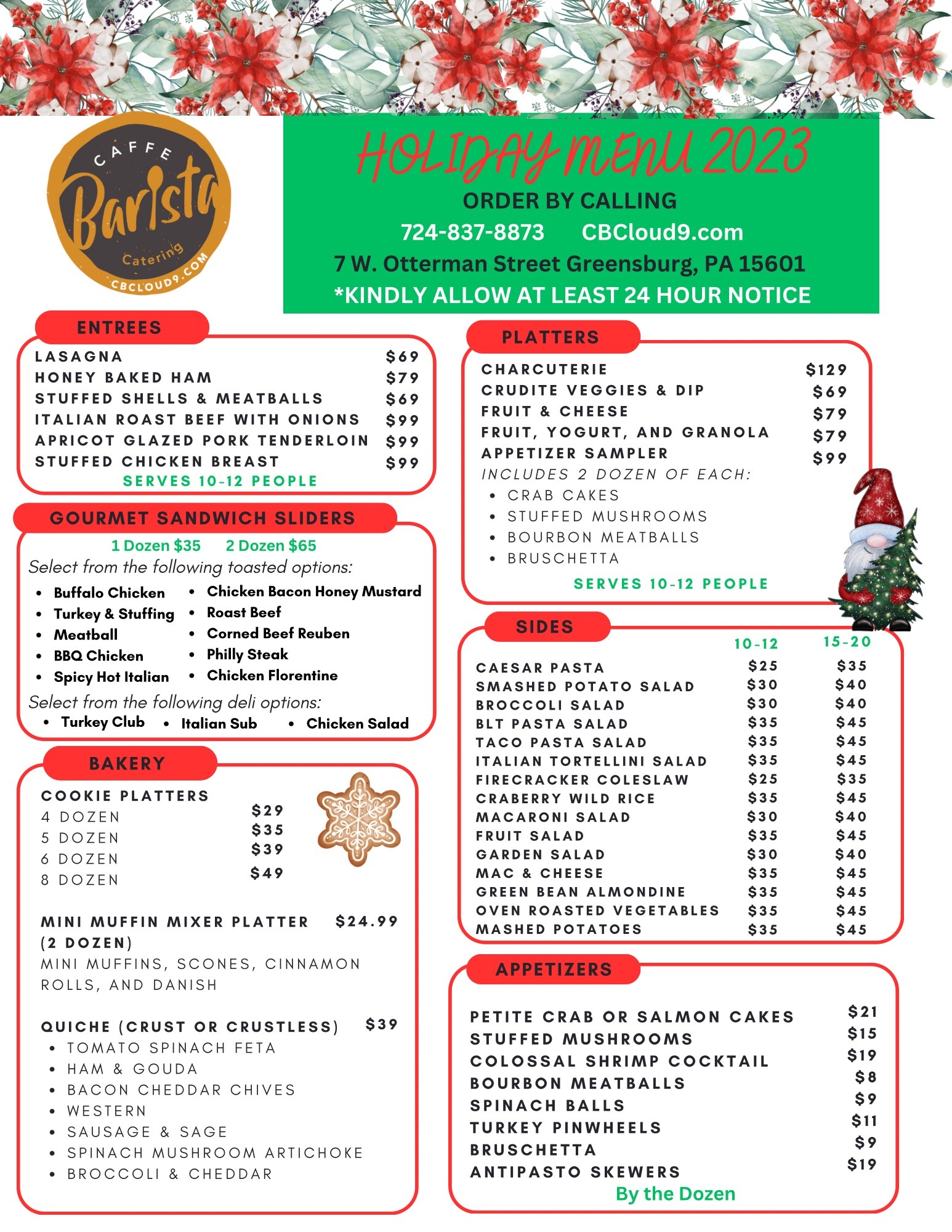 Holiday Menu_2023 Holiday Menu_2023